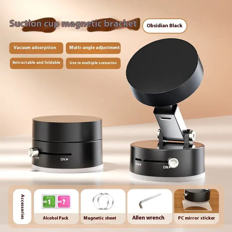 Foldable Magnetic Vacuum  Phone Holder