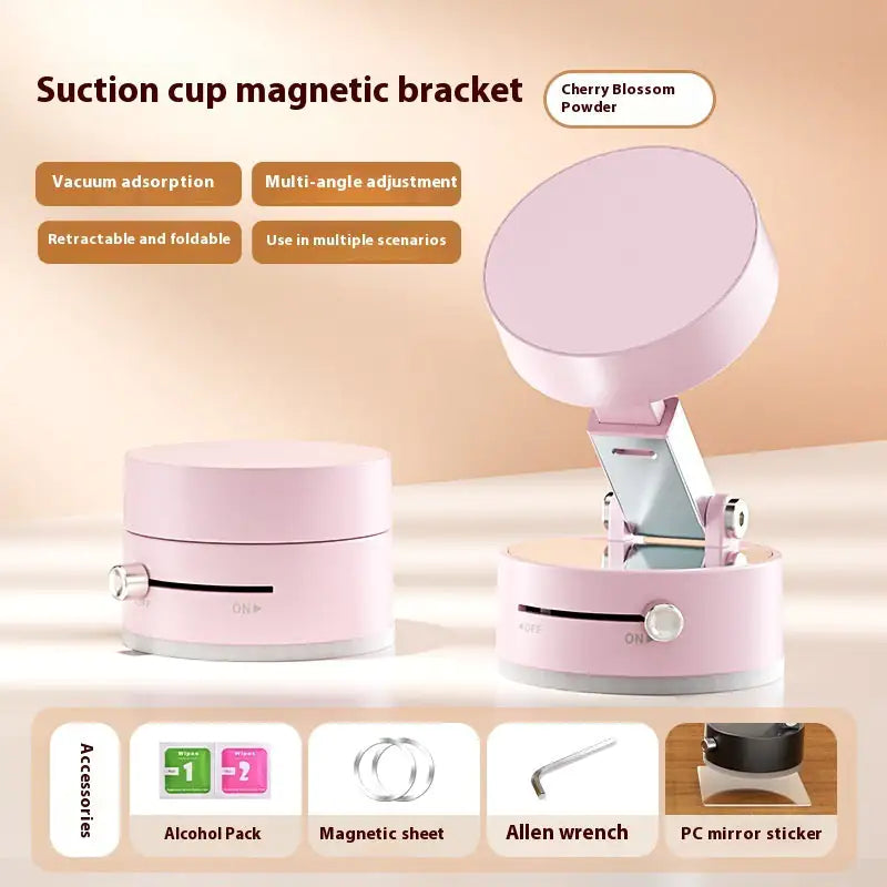 Foldable Magnetic Vacuum  Phone Holder